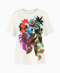 Marccain Collectie T-Shirt Wc 48.10 J07 Off White