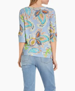 Marccain Collectie T-Shirt Wc 48.66 J47 Licht Blauw