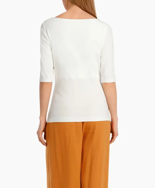 Marccain Collectie T-Shirt Wc 48.57 J33 Off White