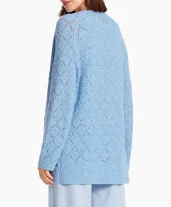 Marccain Collectie Vest Wc 39.11 M25 Licht Blauw
