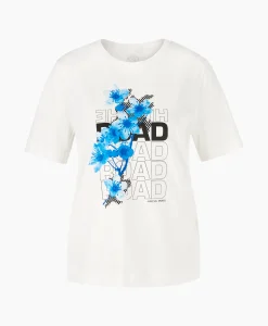 Marccain Sport T-Shirt Ws 48.20 J36 Off White