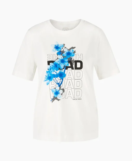 Marccain Sport T-Shirt Ws 48.20 J36 Off White
