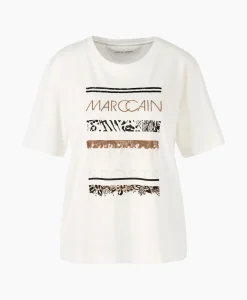 Marccain Sport T-Shirt Ws 48.21 J58 Off White