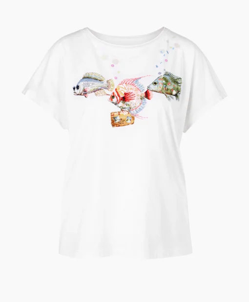 Marccain Sport T-Shirt Ws 48.58 J98 Wit