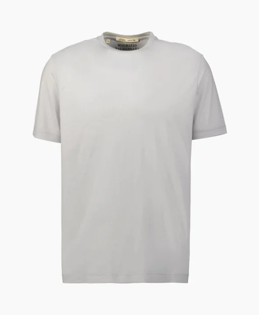 Maurizio Baldassari T-Shirt Korte Mouw Short Sleeves Beige