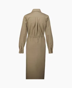 Maxmara Maxi Jurk Monia Bruin