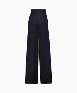 Maxmara Pantalon Cervo Donker Blauw