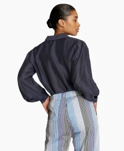 Munthe Blouse Mavender Donker Blauw