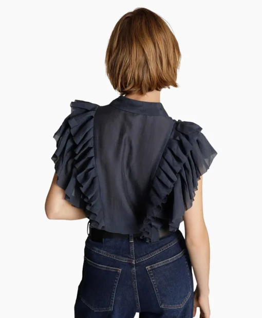 Munthe Blouse Must Donker Blauw