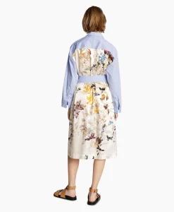 Munthe Midi Jurk Masseila Blauw