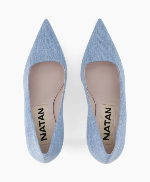 Natan Schoenen Pump Jeans Col. 11 Blauw