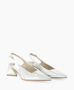 Natan Schoenen Pump Specchio Argento Zilver