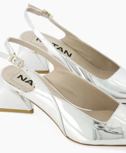 Natan Schoenen Pump Specchio Argento Zilver