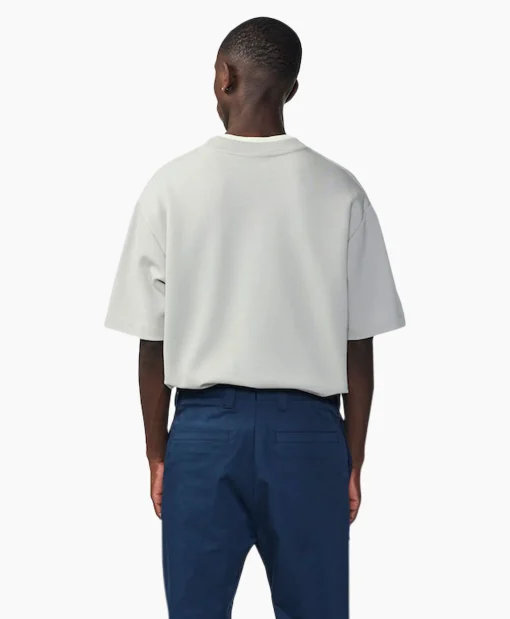 Nn07 T-Shirt Nat Logo Tee Beige
