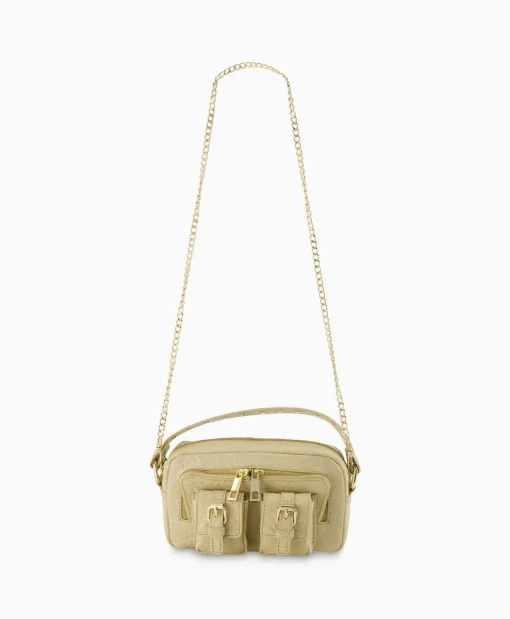 Nunoo Bags Schouder / Hand Tas Helena Buckle New Zealand Beige