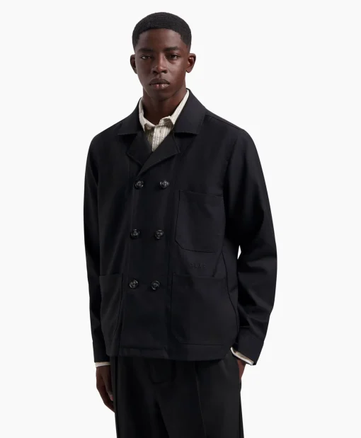 Olaf Hussein Jack Db Workwear Blazer Zwart
