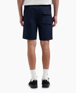 Olaf Hussein Korte Broek Utility Donker Blauw
