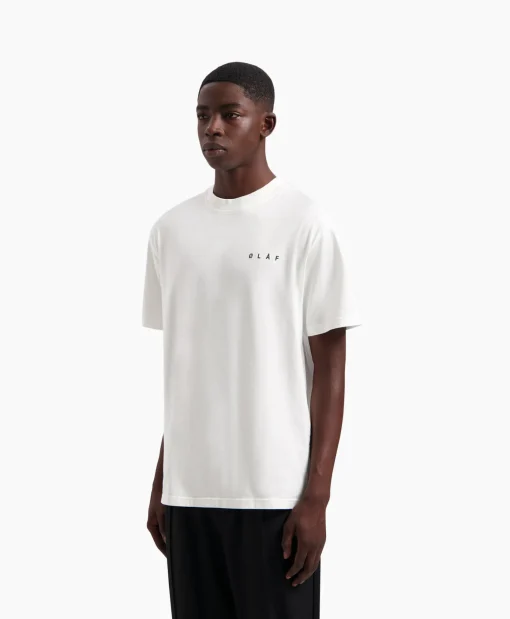 Olaf Hussein T-Shirt Blur Face Wit