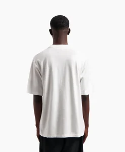 Olaf Hussein T-Shirt Blur Logo Wit