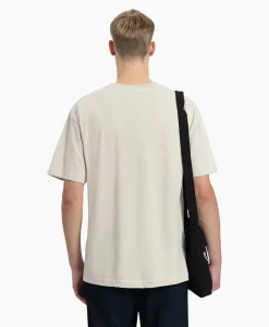 Olaf Hussein T-Shirt Korte Mouw Block Beige