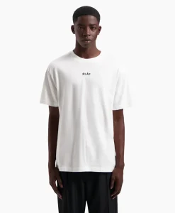 Olaf Hussein T-Shirt Korte Mouw Block Wit