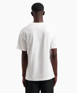 Olaf Hussein T-Shirt Korte Mouw Block Wit