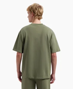 Olaf Hussein T-Shirt Korte Mouw Embroidery Groen