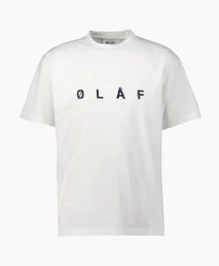 Olaf Hussein T-Shirt Korte Mouw Embroidery Off White