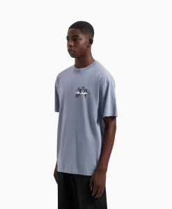 Olaf Hussein T-Shirt Transit Tee Blauw