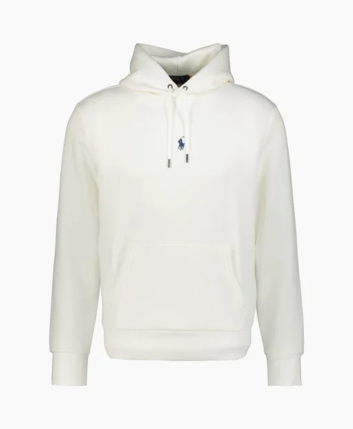 Ralph Lauren Hoodie Mid Logo Wit