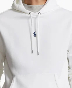 Ralph Lauren Hoodie Mid Logo Wit