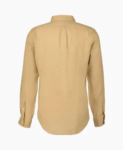 Ralph Lauren Overhemd Linen Camel