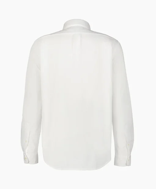 Ralph Lauren Overhemd Oxford Mesh Wit