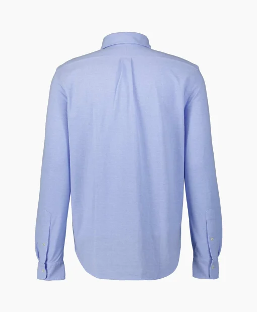 Ralph Lauren Overhemd Oxford Mesh Licht Blauw