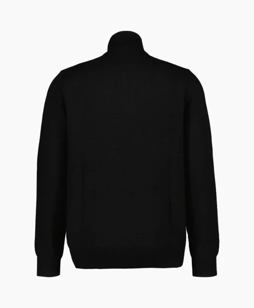 Ralph Lauren Pullover Kwart Zip Merino Zwart