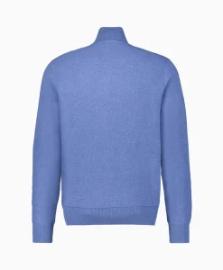 Ralph Lauren Pullover Quarterzip Cotton Blauw