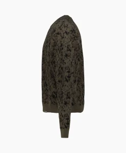 Represent Gebreide Trui Camo Groen