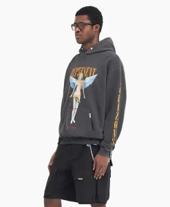 Represent Hoodie Reborn Zwart