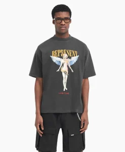Represent T-Shirt Korte Mouw Rebornzwart