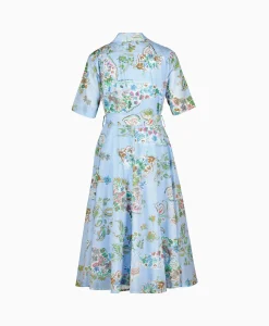 Riani Jurk 346690-4129 Blauw Dessin