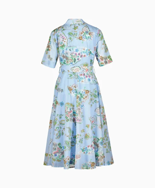 Riani Jurk 346690-4129 Blauw Dessin
