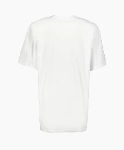 Rotate T-Shirt Korte Mouw Oversized Logo Wit