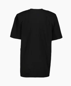 Rotate T-Shirt Korte Mouw Oversized Logo Zwart