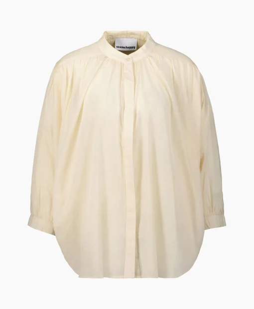 Sea Me Happy Blouse Balloon Beige
