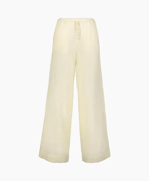 Sea Me Happy Pantalon Riley Bamboo Licht Geel