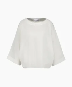 Sea Me Happy Top Moorea Linen Off White