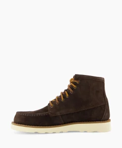 Sebago Veterboot Tala High Oiled Suede Donker Bruin