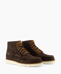Sebago Veterboot Tala High Oiled Suede Donker Bruin