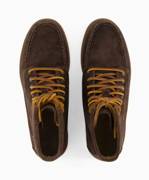 Sebago Veterboot Tala High Oiled Suede Donker Bruin