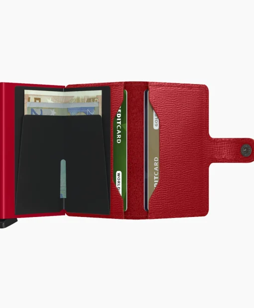 Secrid Portemonnee Miniwallet Crisple Rood